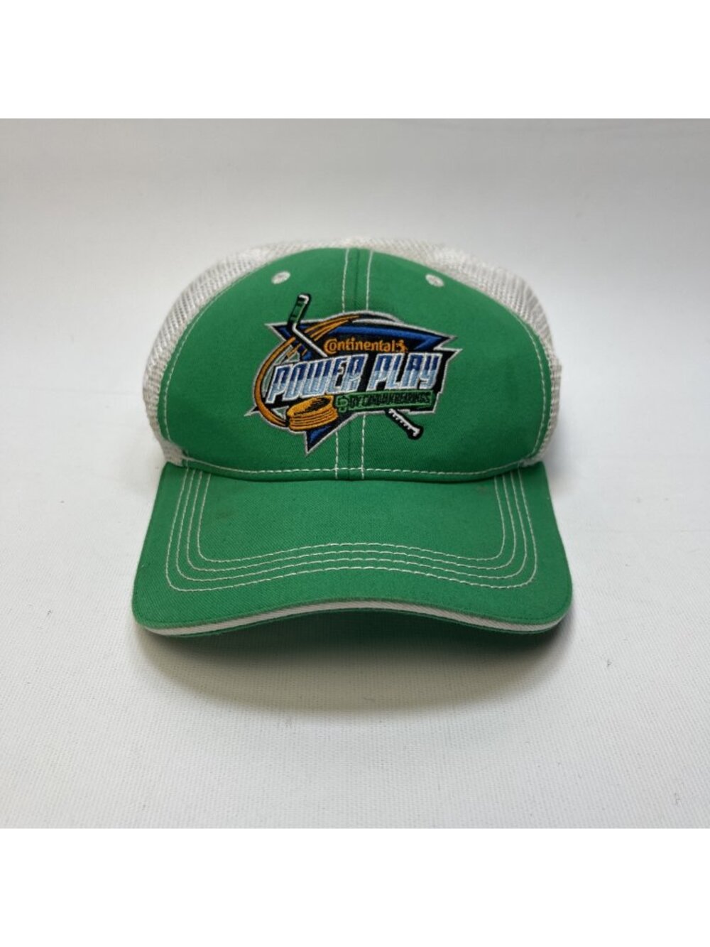 Vintage Continental Tire Canada x Power Play Hockey Trucker Mesh Hat Green